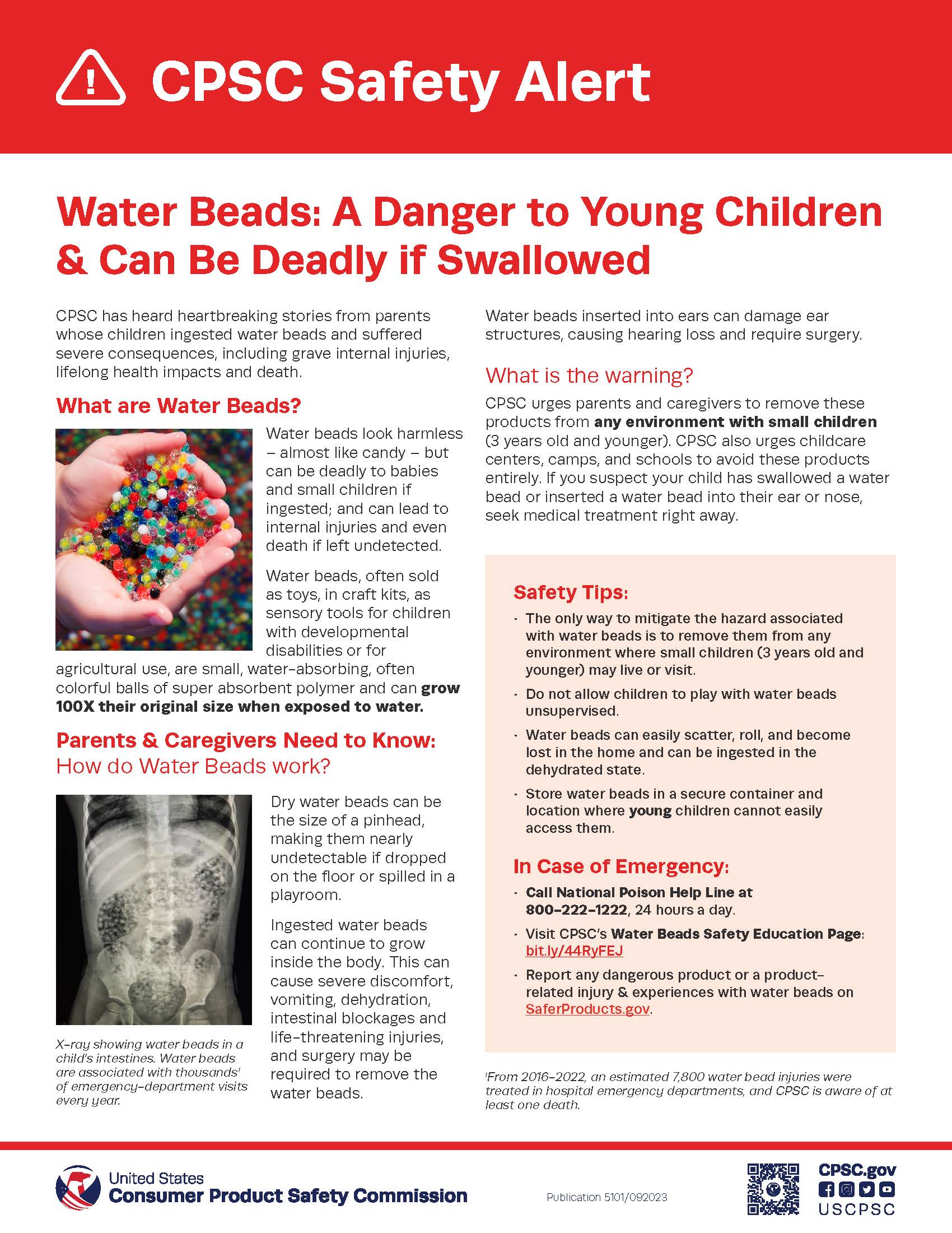 Water Beads A Danger to Young Children & Can Be Deadly if Swallowed CPSC.gov